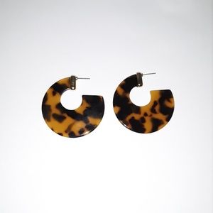 Tortoise Shell print Earrings